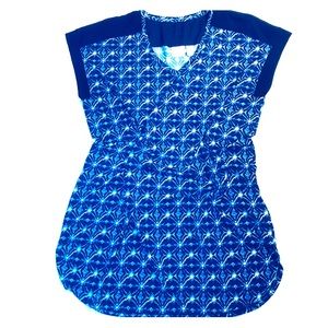 Navy Blue and White tunic